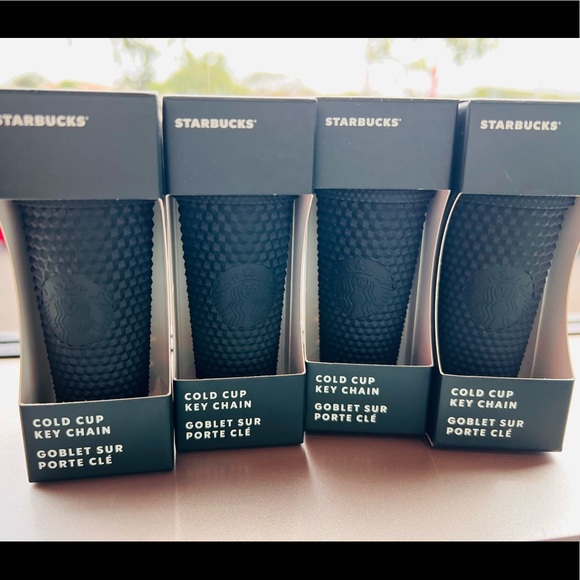 Limited edition Starbucks deep green cold cup key chain…. $40 each.. - Picture 2 of 2